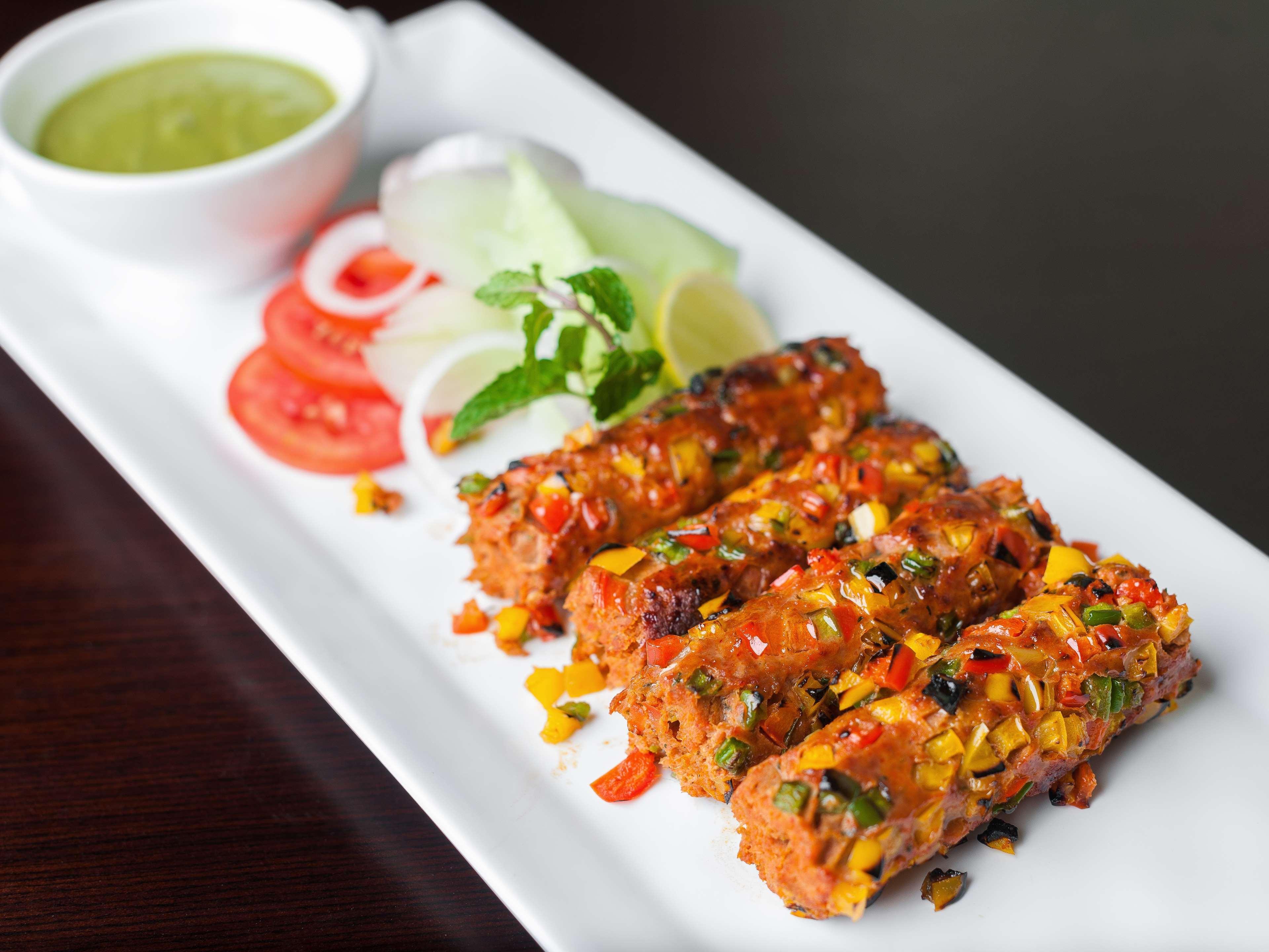 Hyatt Place Gurgaon Udyog Vihar Bagian luar foto Vegetable Seekh Kebab